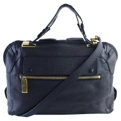 Chloé 2way Attache 11mr0701 Schwarze Crossbody-Tasche aus Leder