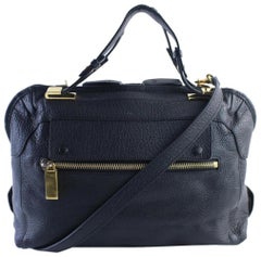 Vintage Chloé 2way Attache 11mr0701 Black Leather Cross Body Bag