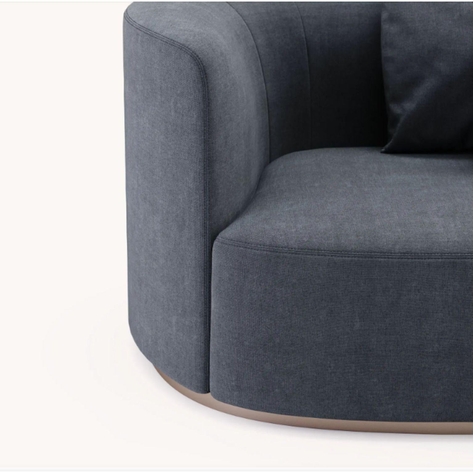 Portuguese Chloe 3 Seats Sofa by Domkapa For Sale