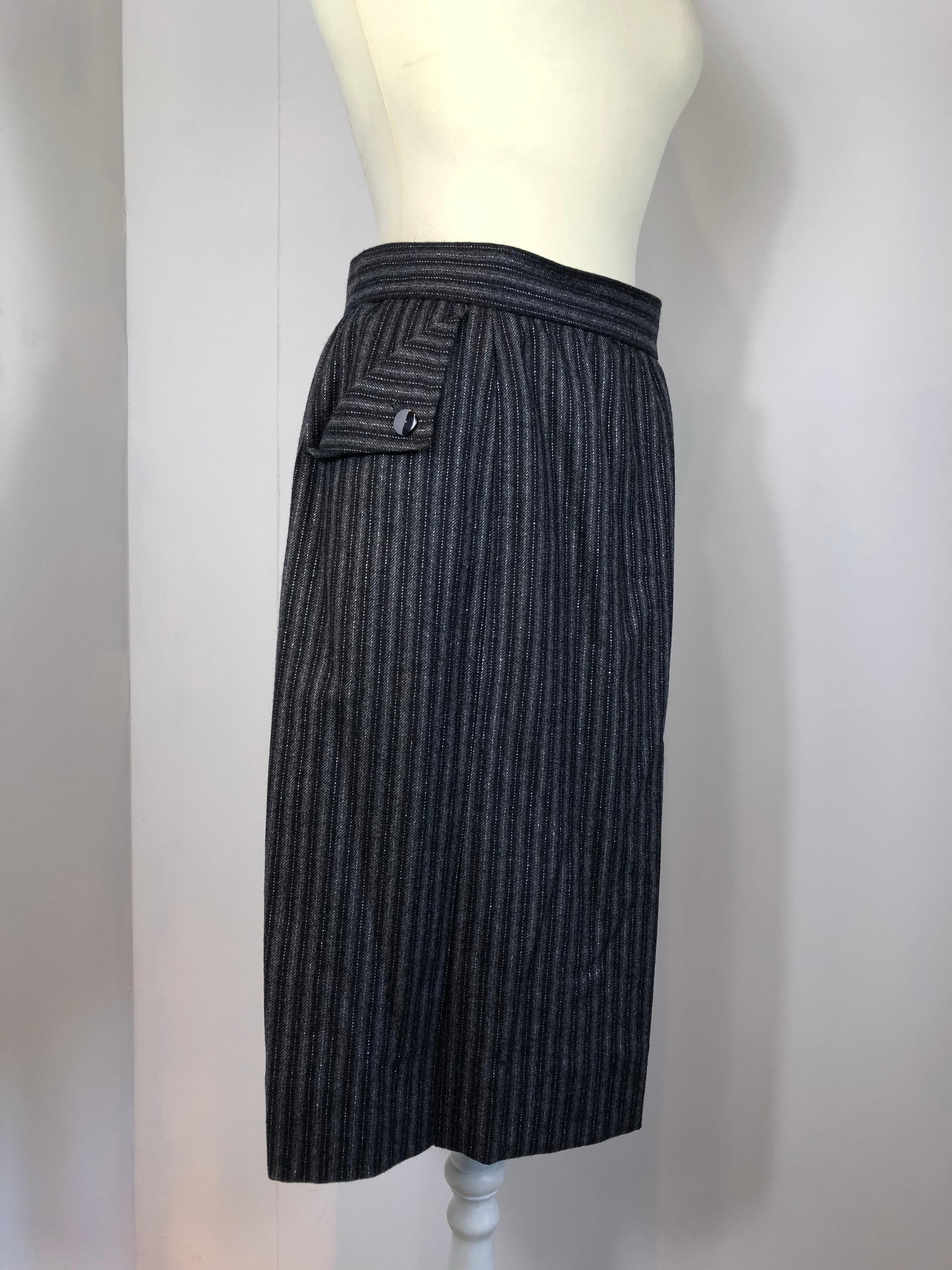 Chloè 80s wool suit by Karl Lagerfeld  For Sale 1