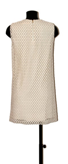 Chloé A-line Wool Crochet Dress