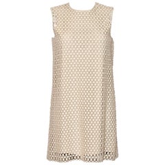 Chloé A-line Wool Crochet Dress