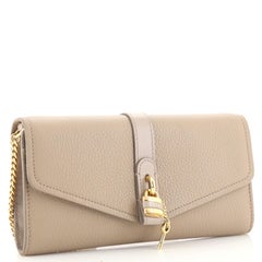 Chloe Aby Chain Wallet Leather