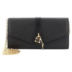 Chloe Aby Chain Wallet Leather