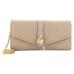 Chloe Aby Chain Wallet Leather
