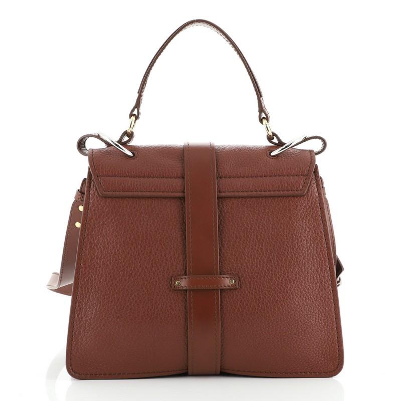 Brown Chloe Aby Day Bag Leather Medium