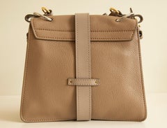 Chloe Aby Grau Leder Umhänge-/Kreuz-/Oberhandtasche