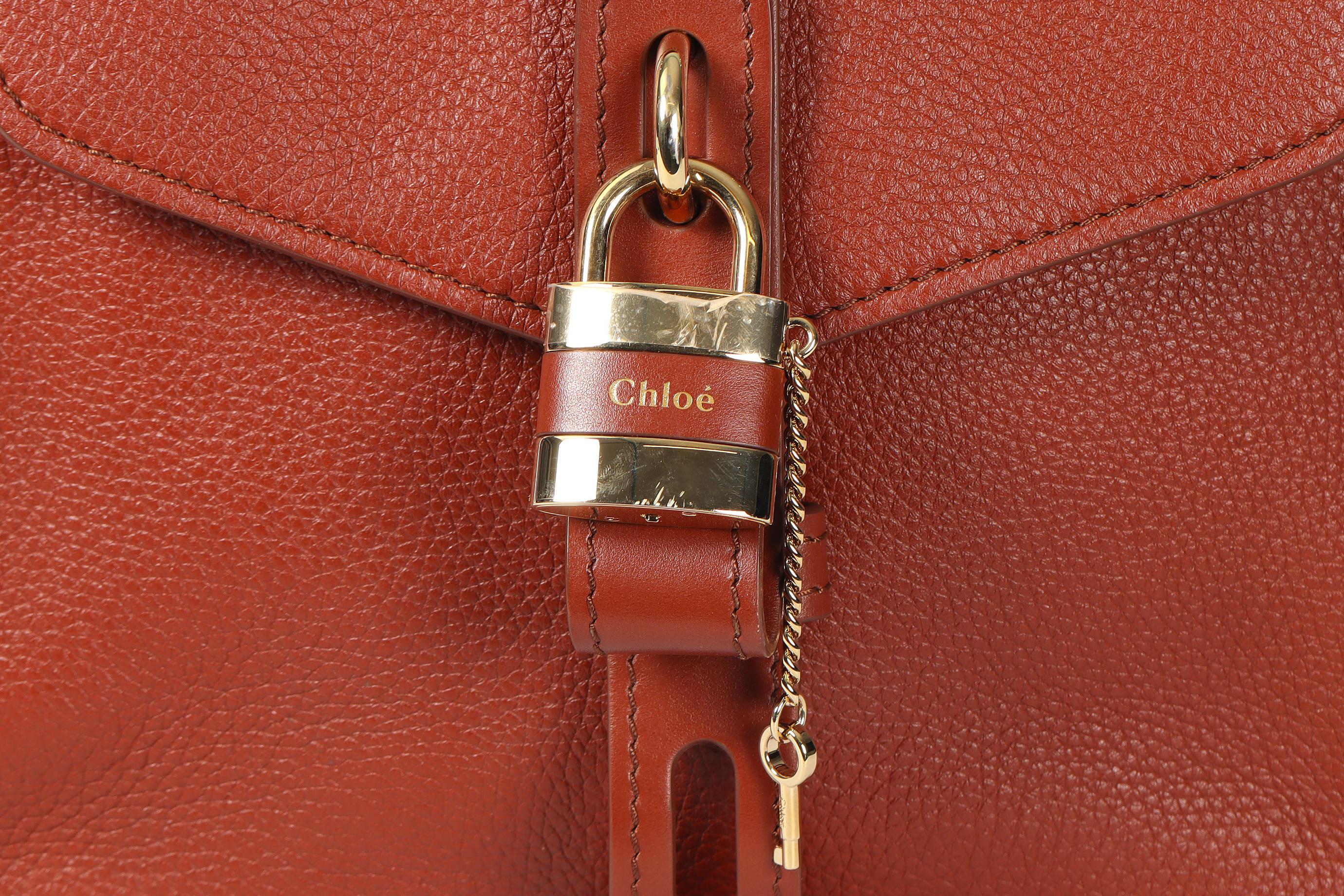 Chloé Aby Leather Shoulder Bag For Sale 6