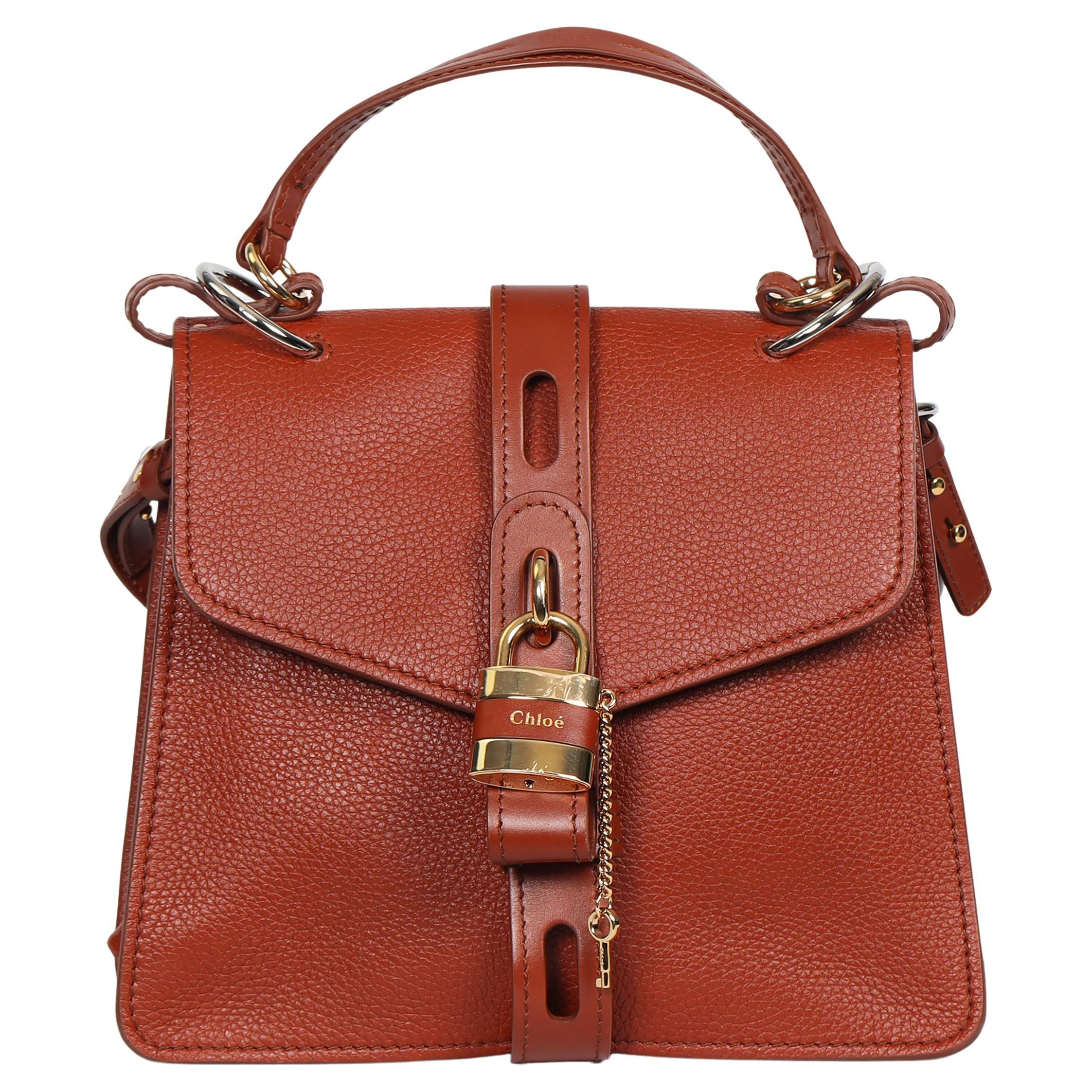 Chloé Aby Leather Shoulder Bag For Sale