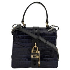 CHLOÉ Aby Shoulder bag in Blue Leather