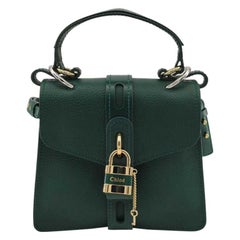 CHLOÉ Aby Shoulder bag in Green Leather