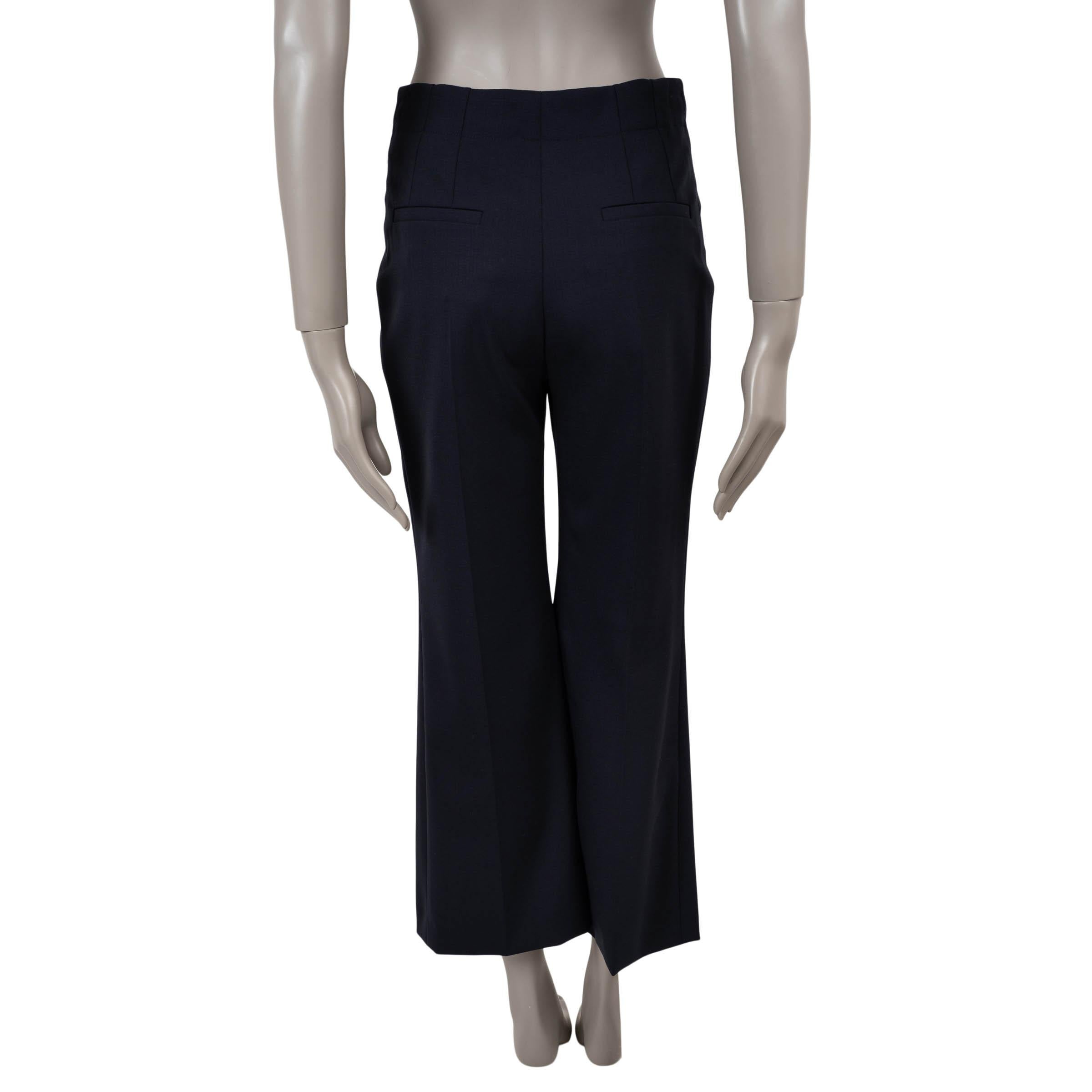 Noir CHLOE Abysse - Pantalon à franges et à taille haute, taille 36 XS, 2023 en vente