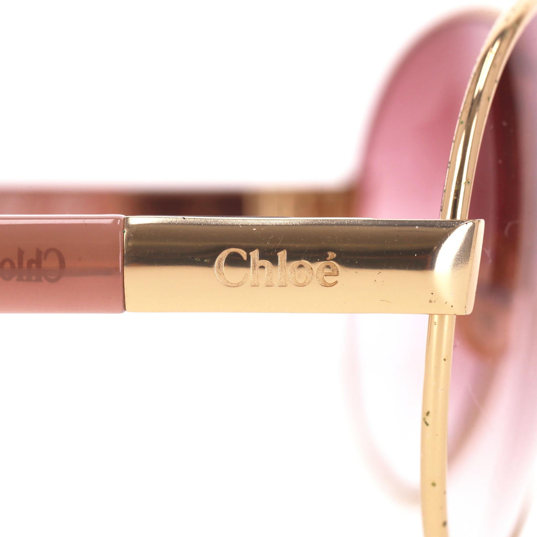 Chloe Aviator Sunglasses In Good Condition For Sale In London, GB