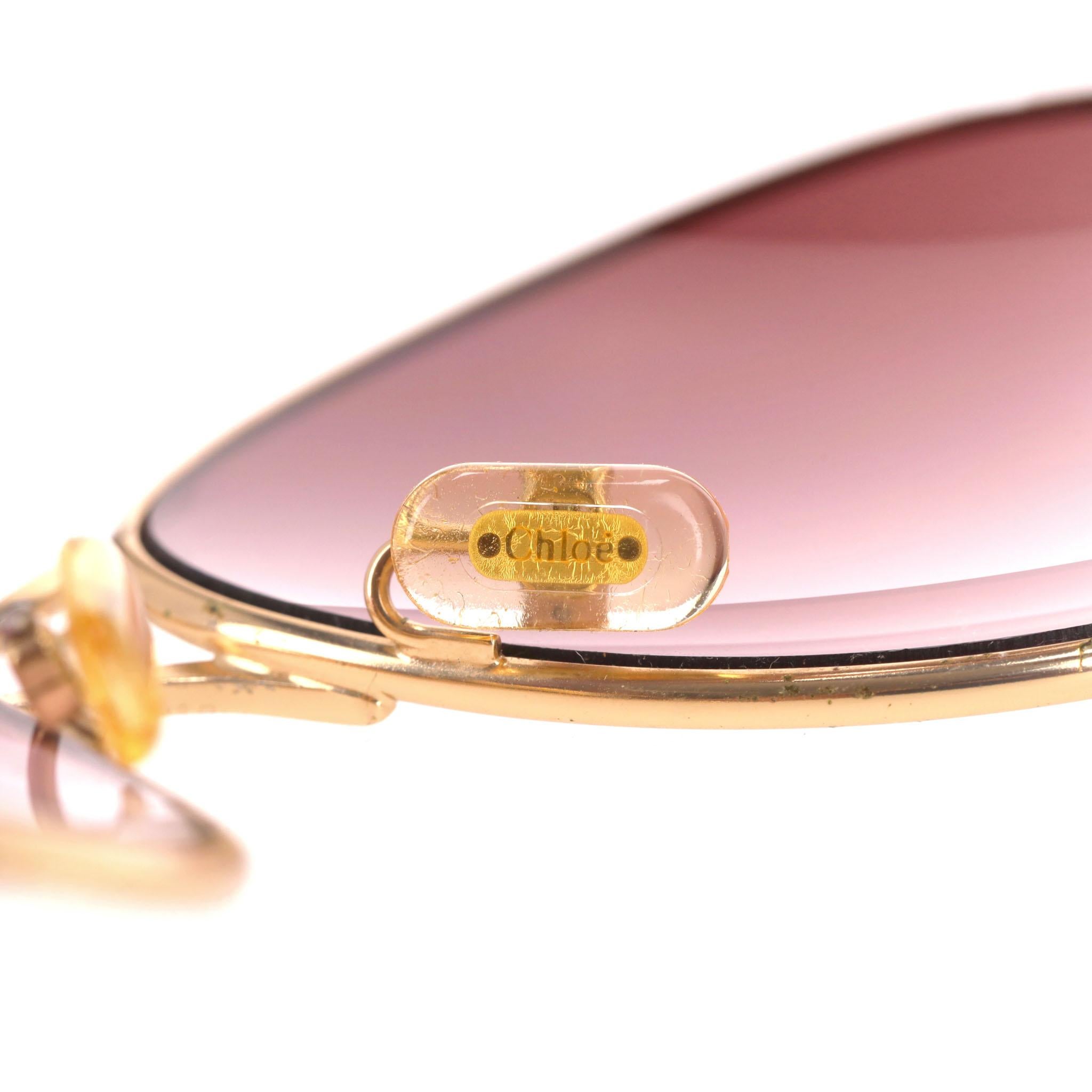 Women's Chloe Aviator Sunglasses For Sale