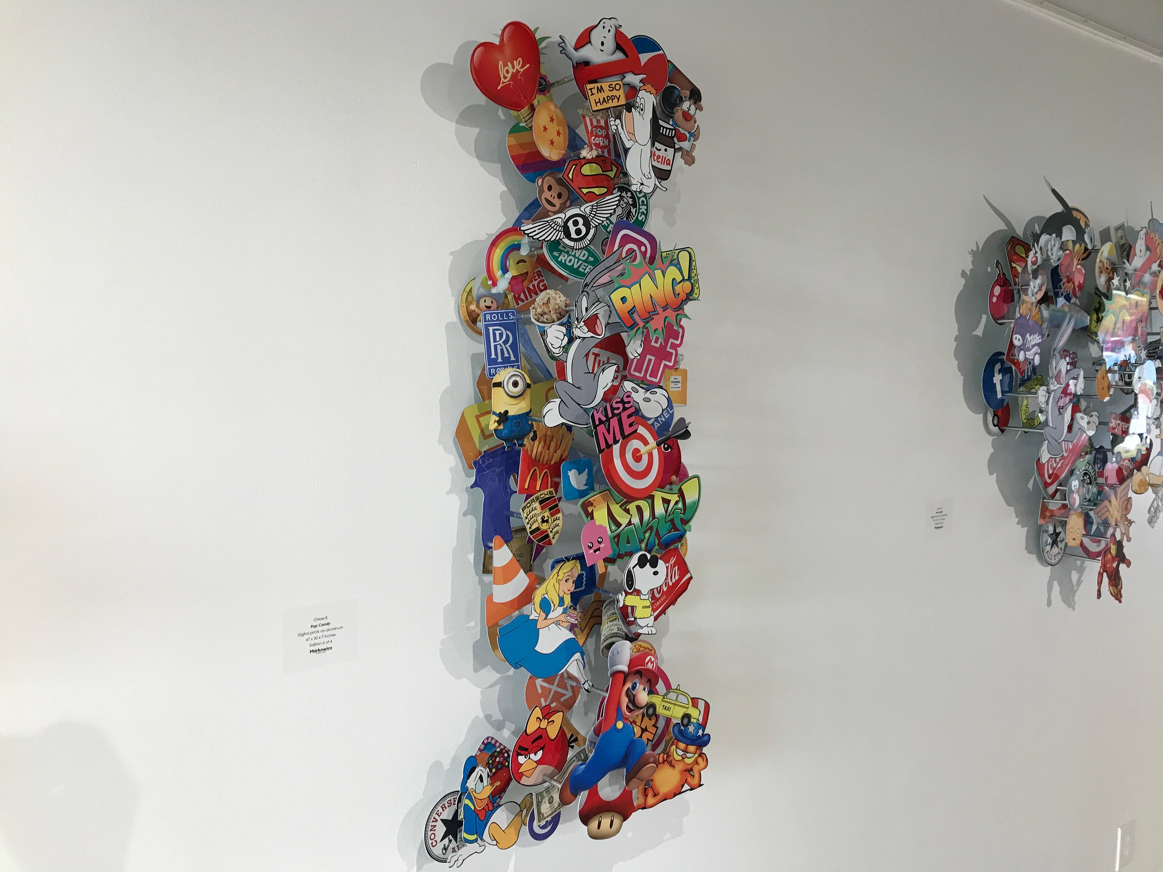 Pop Candy - dimensional wall sculpture 