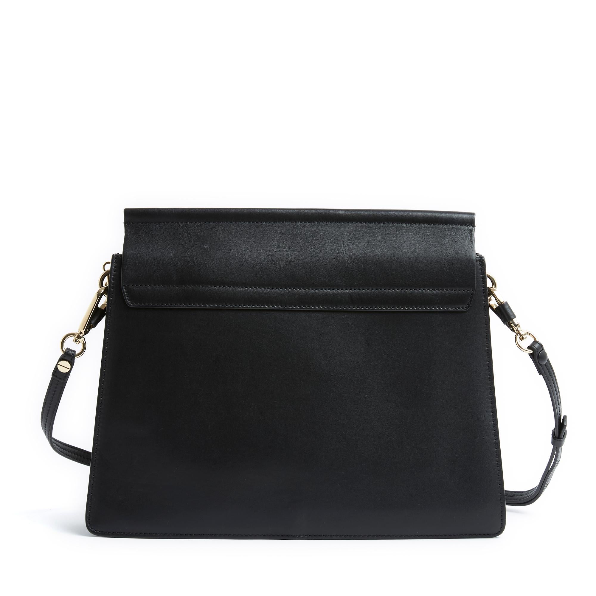 Chloé Bag Faye Classic Black Panther pristine In Excellent Condition For Sale In PARIS, FR