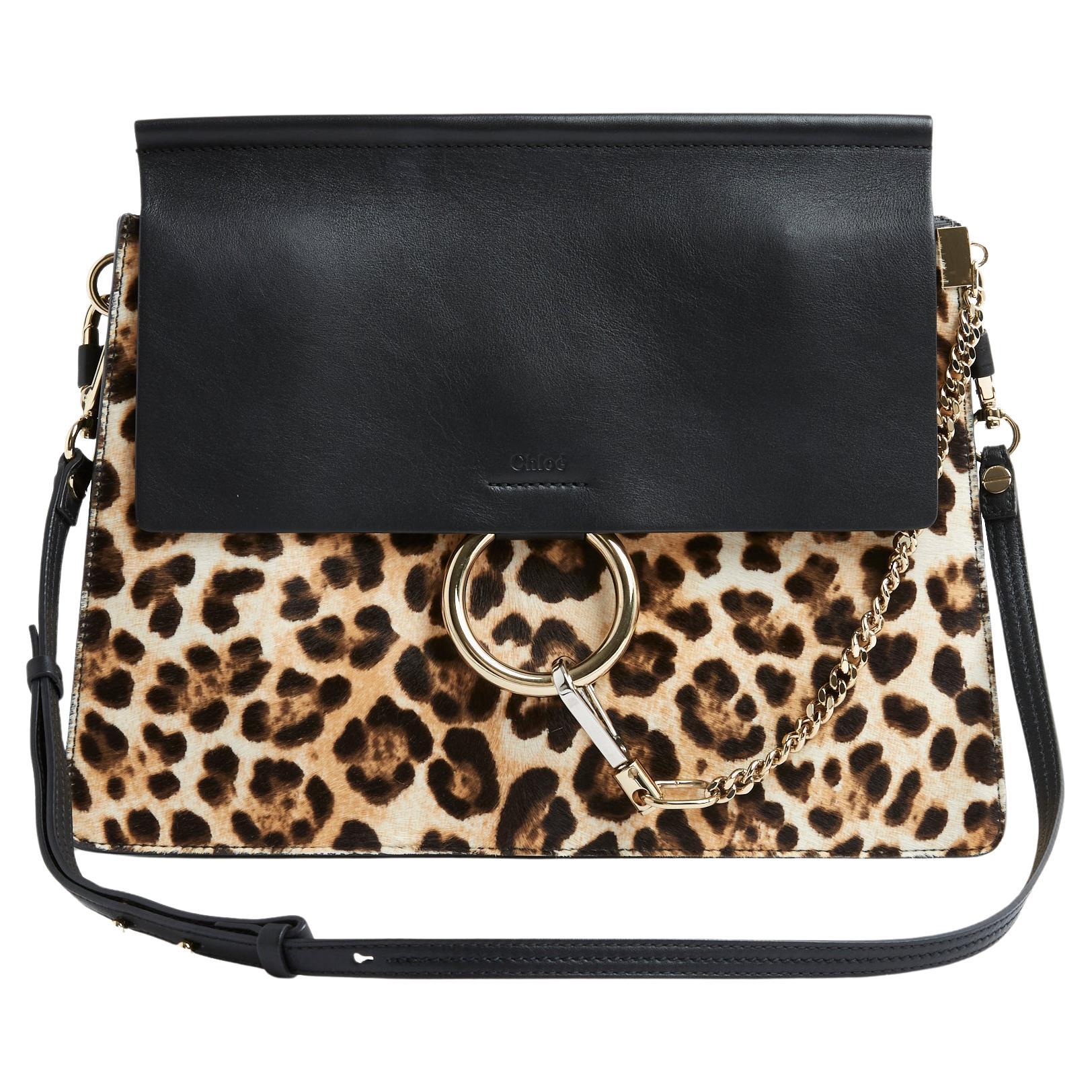 Chloé Bag Faye Classic Black Panther pristine For Sale