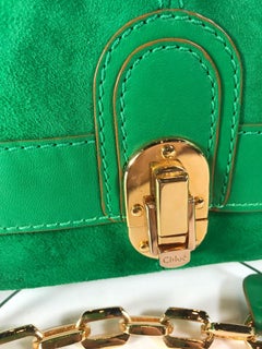 Chloe Baguette Suede Bag
