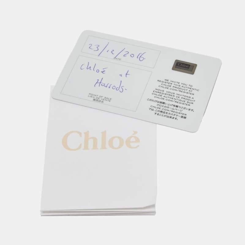 Chloe Beige/Black Leather Small Hudson Fringe Shoulder Bag For Sale 9