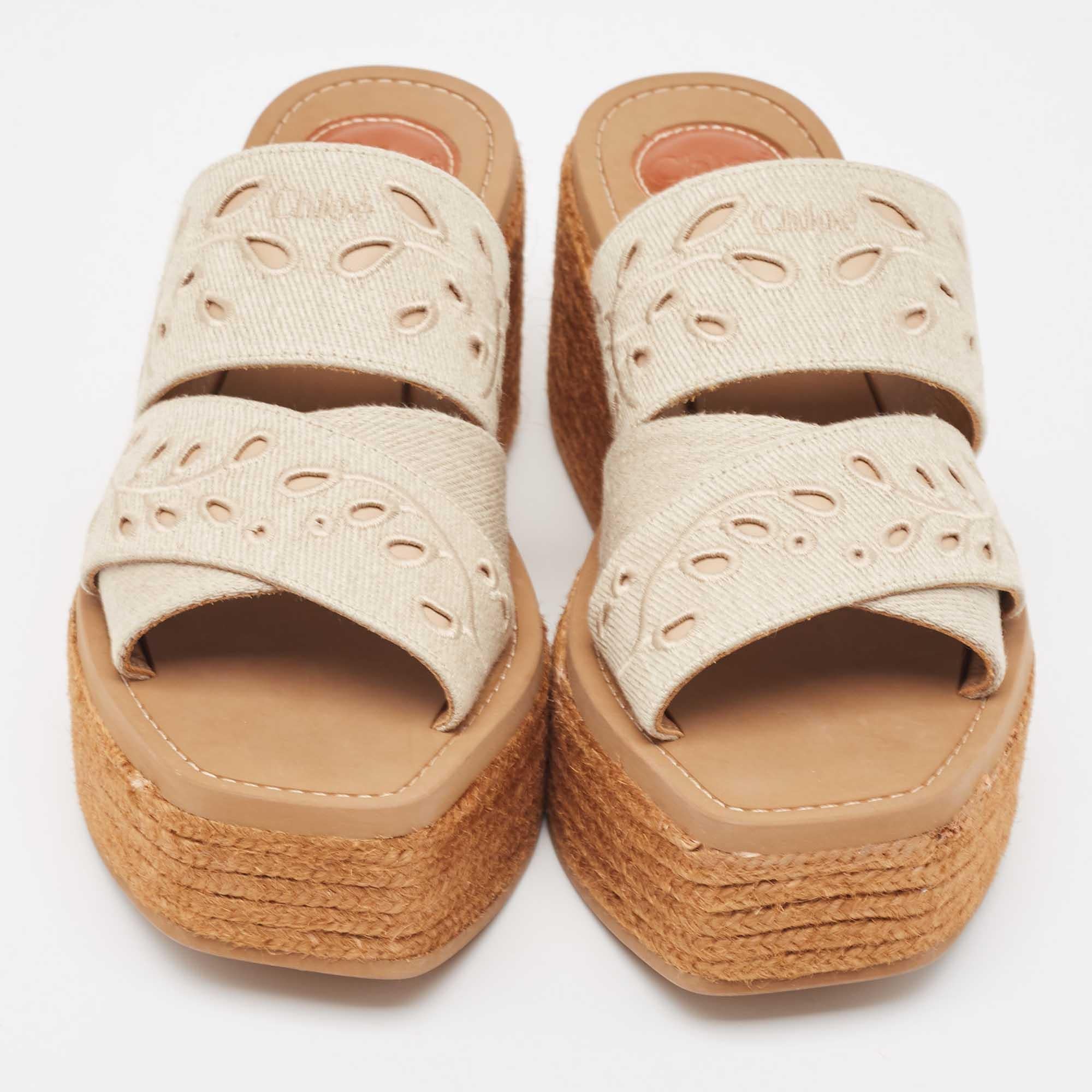 These Chloe sandals are chic and constructed with care for a great fit. Crafted from quality materials, they are durable, easy to style, and fabulous, with comfortable interiors, artful designing, and beautiful uppers.

Includes: Original Box

