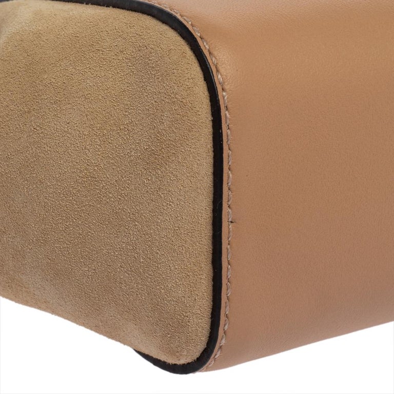 Chloe Beige Leather and Suede Mini Sac Fringe Shoulder Bag at 1stDibs