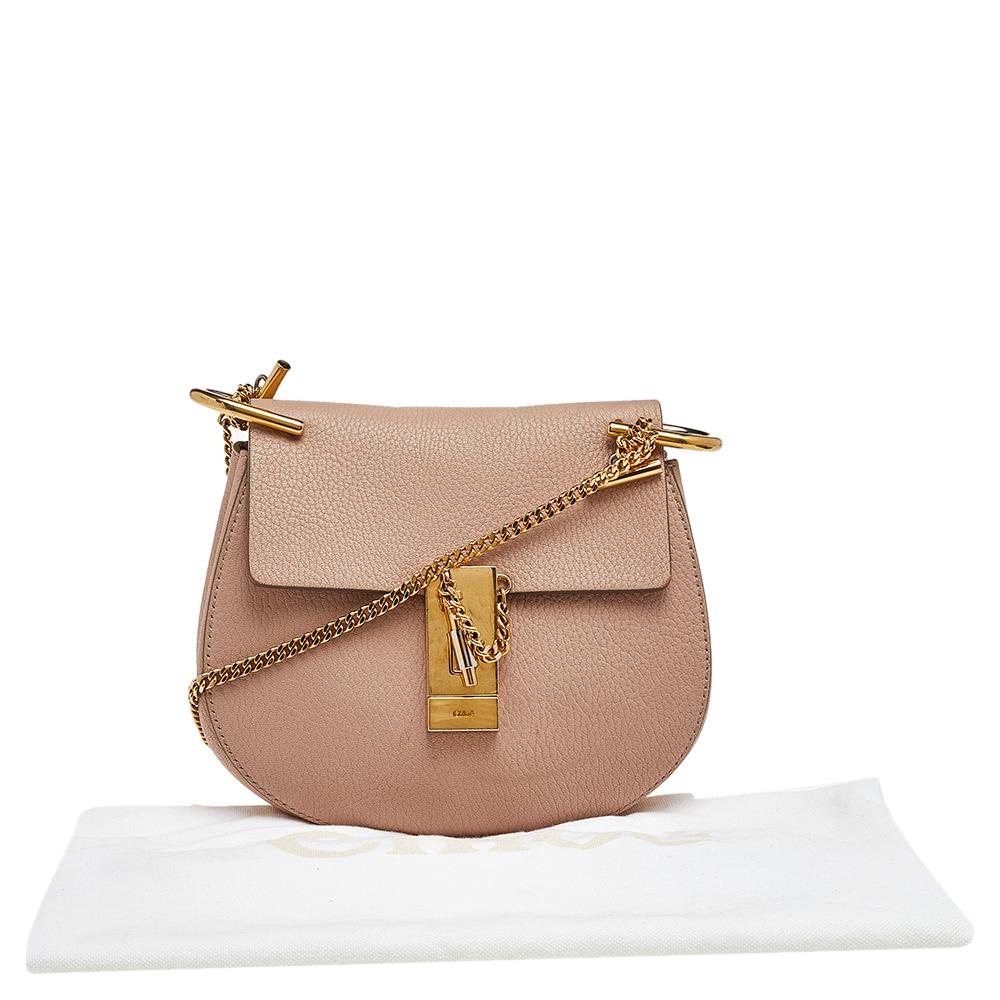 Chloé Beige Leather Drew Shoulder Bag 7