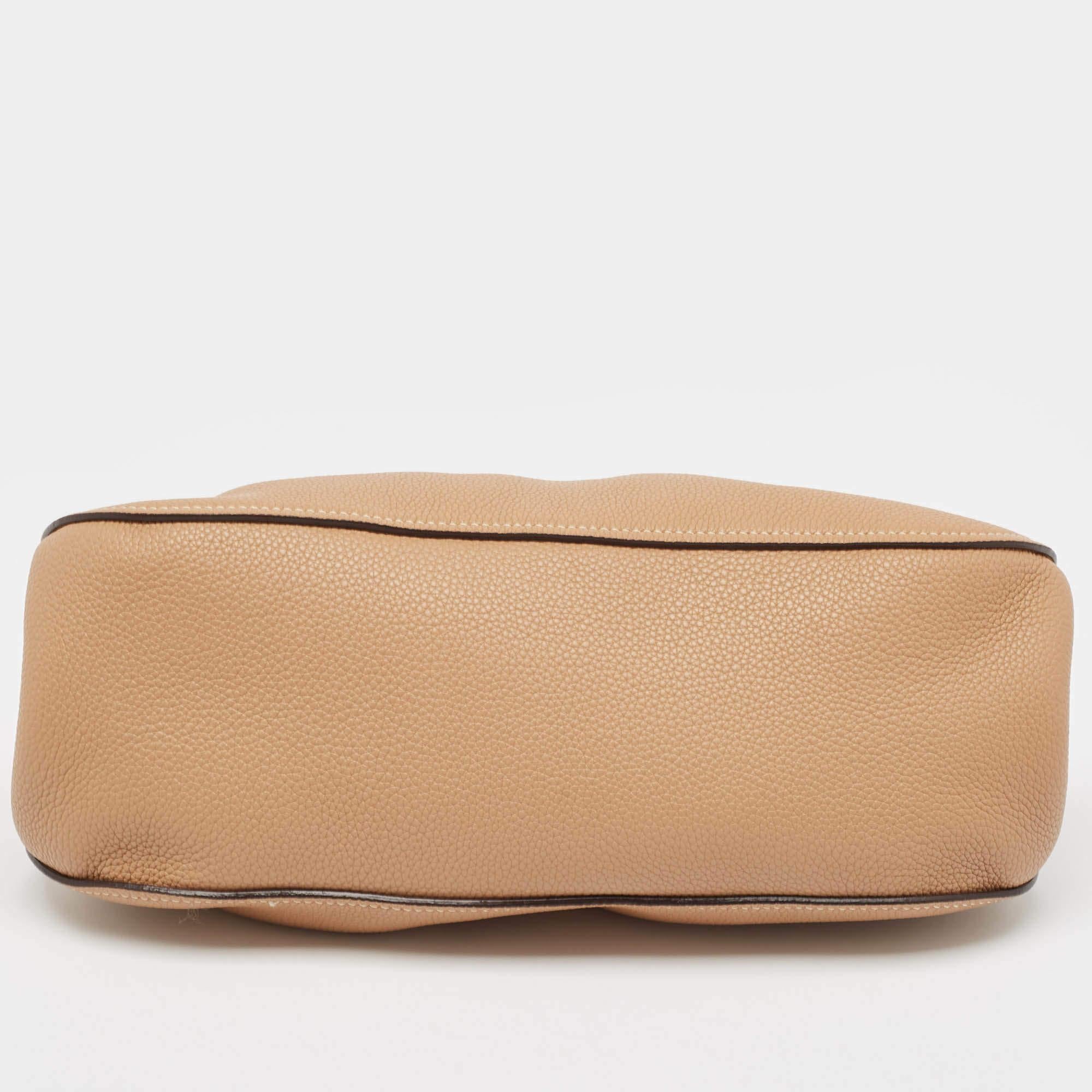 Chloe Beige Leder Leder Darryl Clutch 2