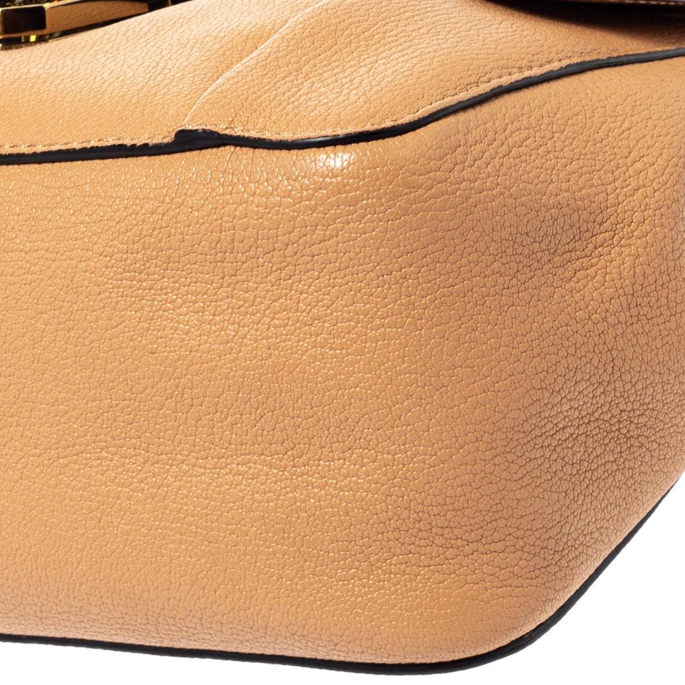 Chloe Beige Leather Medium Elsie Shoulder Bag 3
