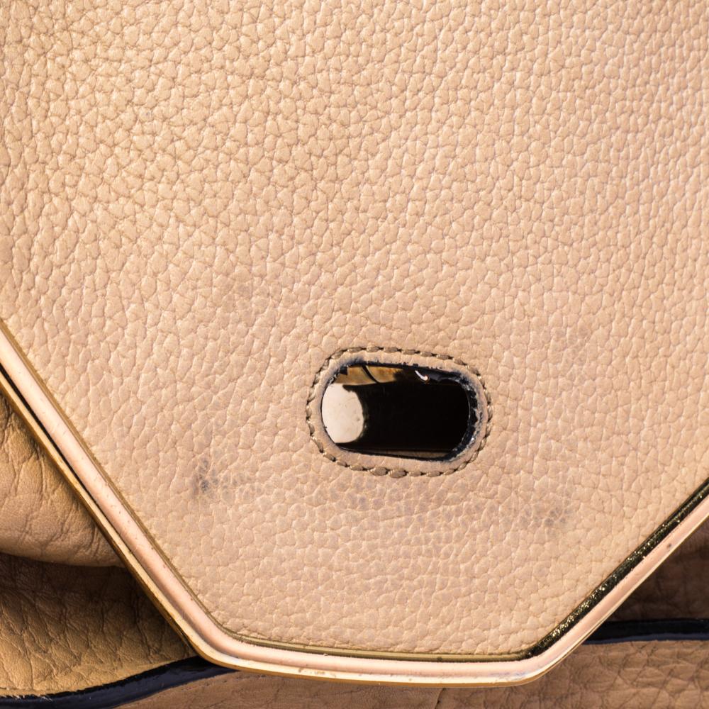 Chloé Beige Leather Medium Sally Flap Shoulder Bag 8