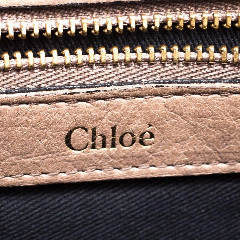 Chloe Beige Leather Medium Sally Flap Shoulder Bag 3