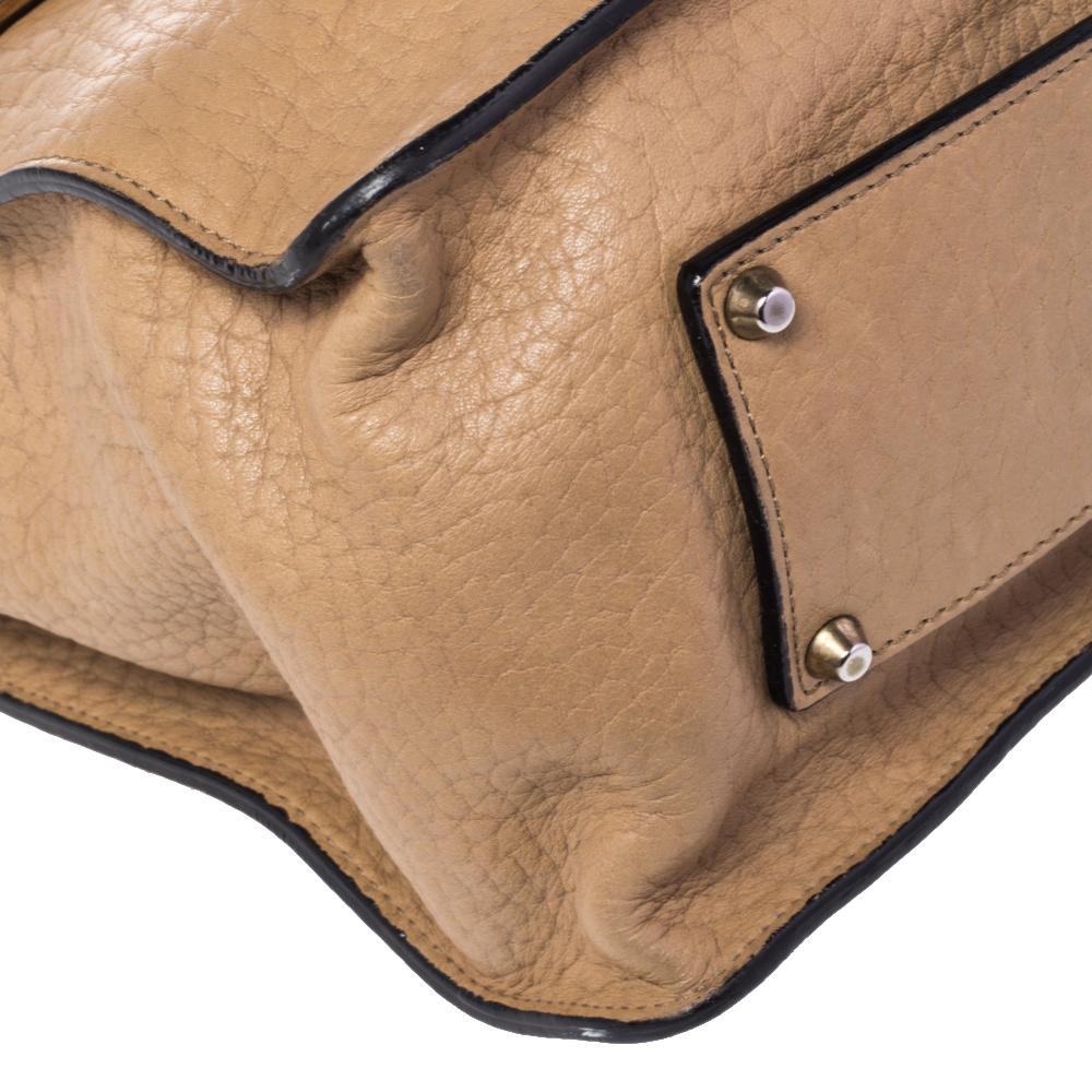 Chloé Beige Leather Medium Sally Flap Shoulder Bag 3