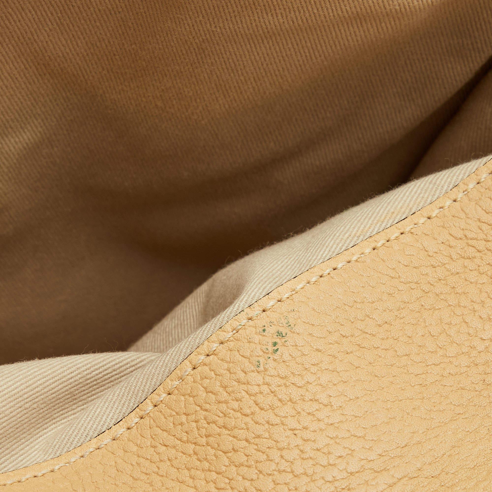 Chloe Beige Leather Medium Sally Shoulder Bag For Sale 4