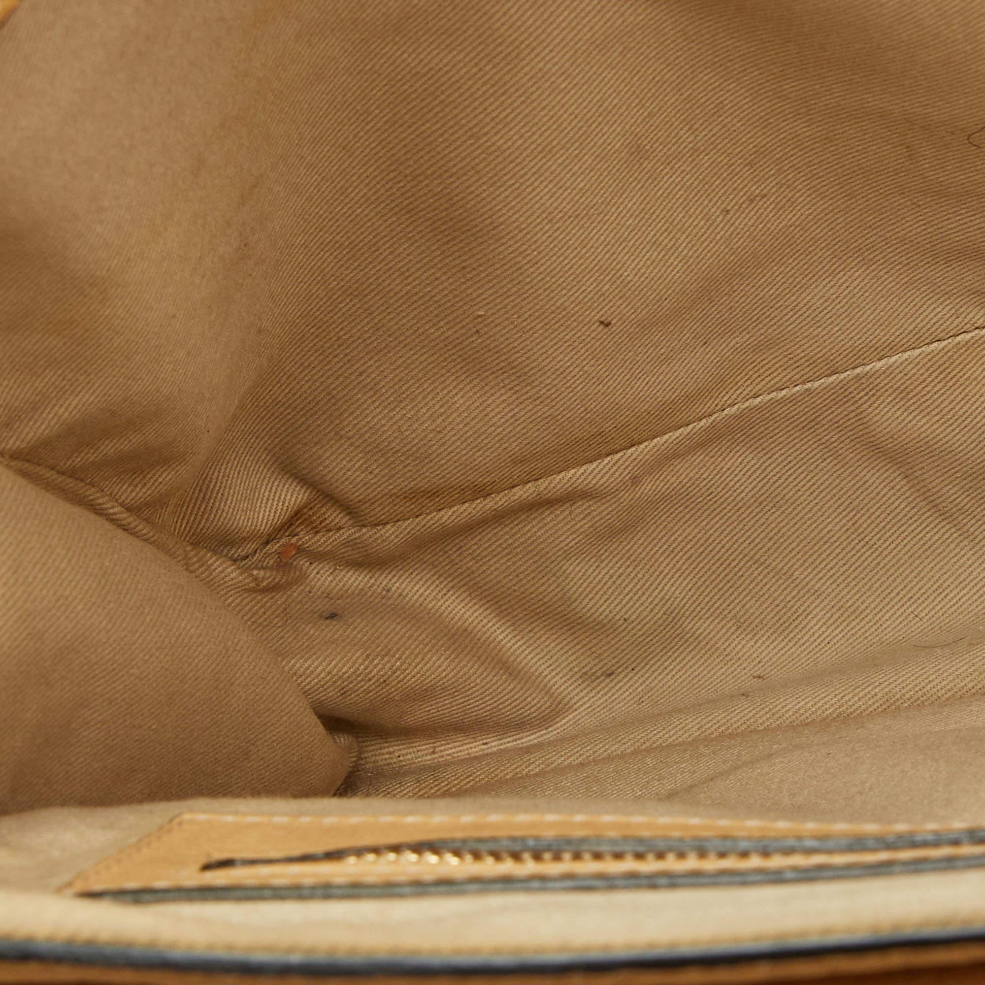 Chloe Beige Leather Medium Sally Shoulder Bag For Sale 11