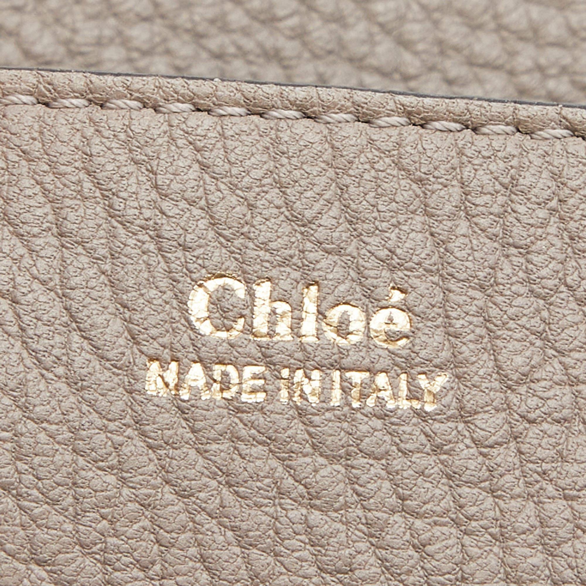 Chloé Beige Leather Mini Drew Chian Shoulder Bag 1