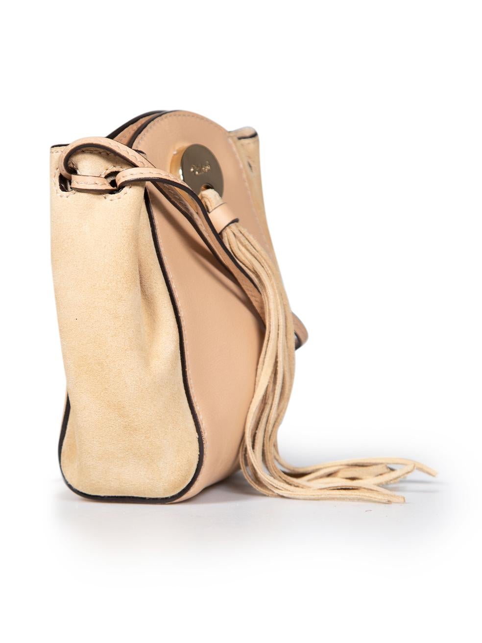 CONDITION is Very good. Minimal wear to bag is evident. Minimal wear to the leather above the logo plaque with light peeling and there is a tiny mark at the rear on this used Chloé designer resale item.
 
 
 
 Details
 
 
 Model: Sac
 
 Beige
 
