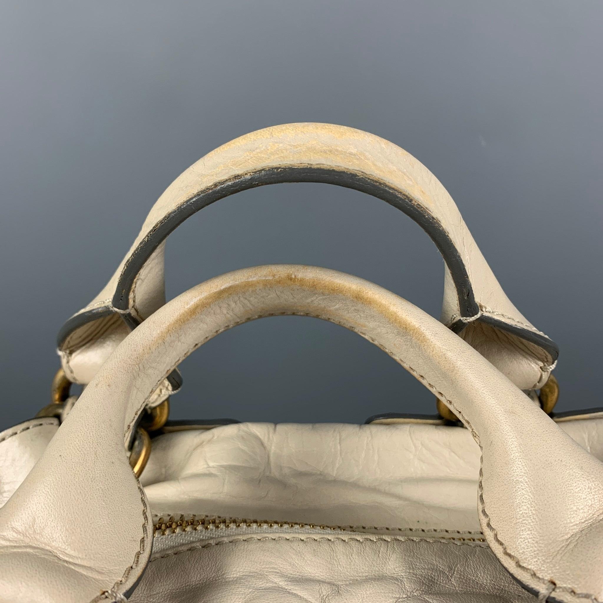 Women's CHLOE Beige Leather Shoulder Bag