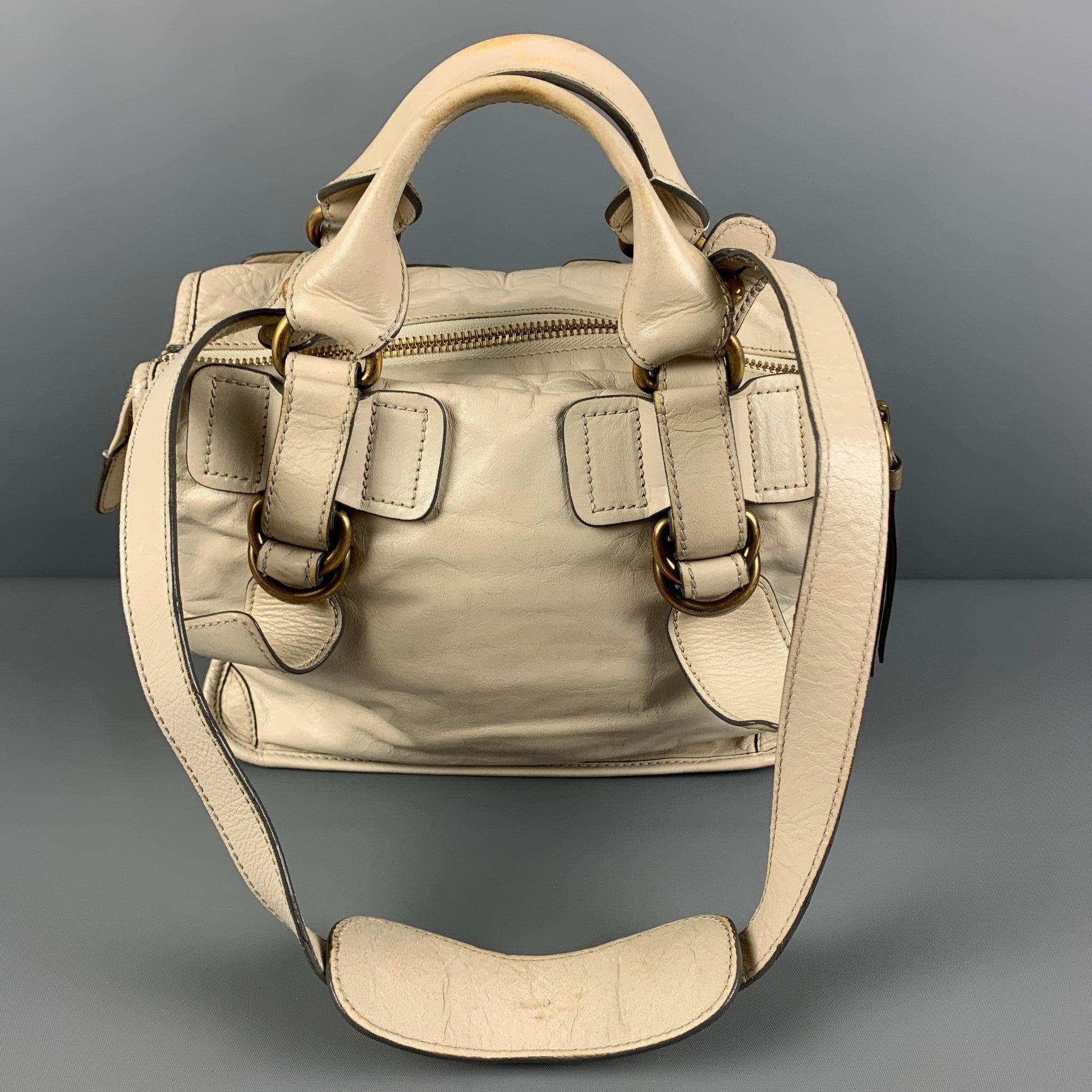 CHLOE Beige Leather Shoulder Bag 1