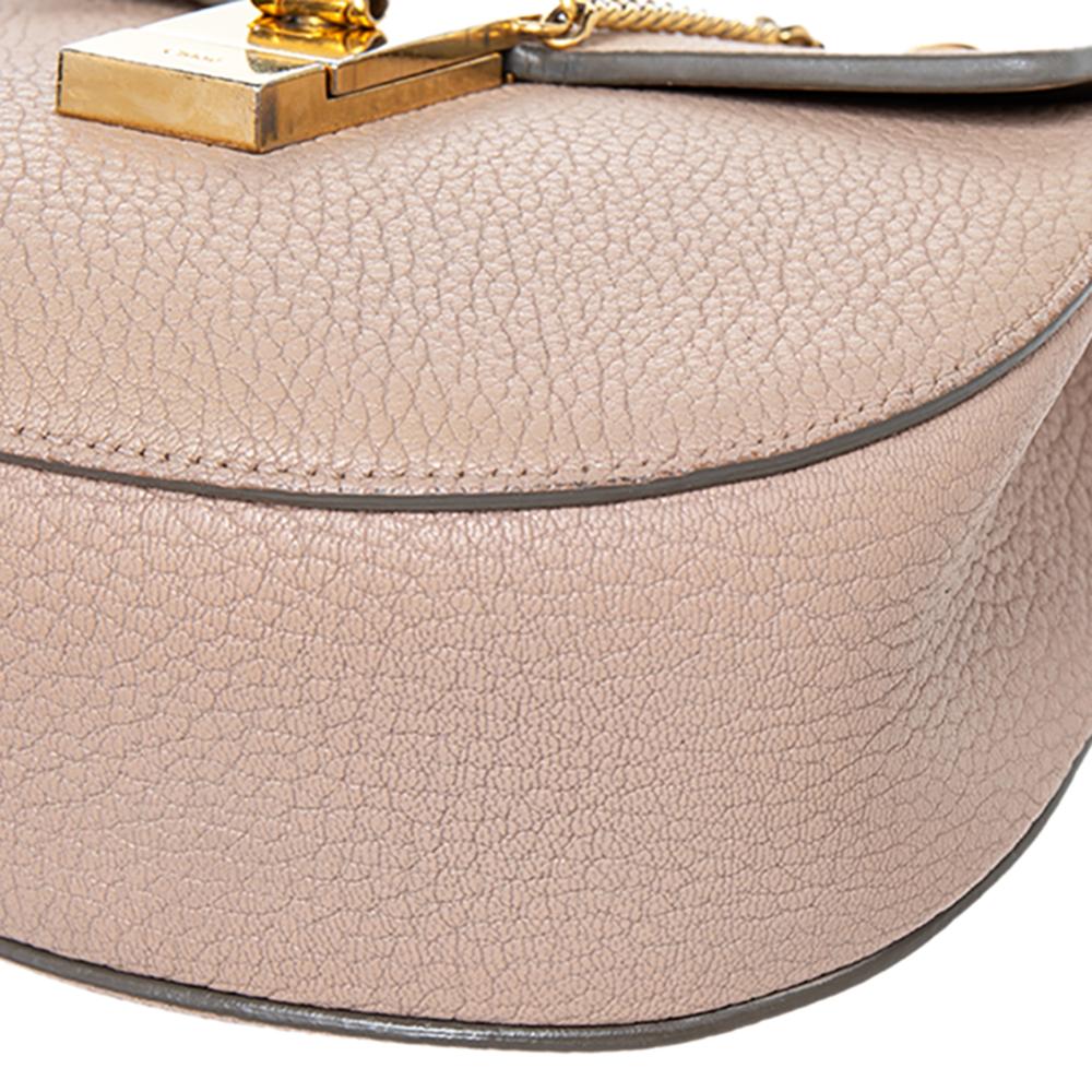 Chloé Beige Leather Small Drew Shoulder Bag 3