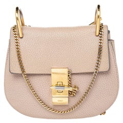 Chloé Beige Leather Small Drew Shoulder Bag