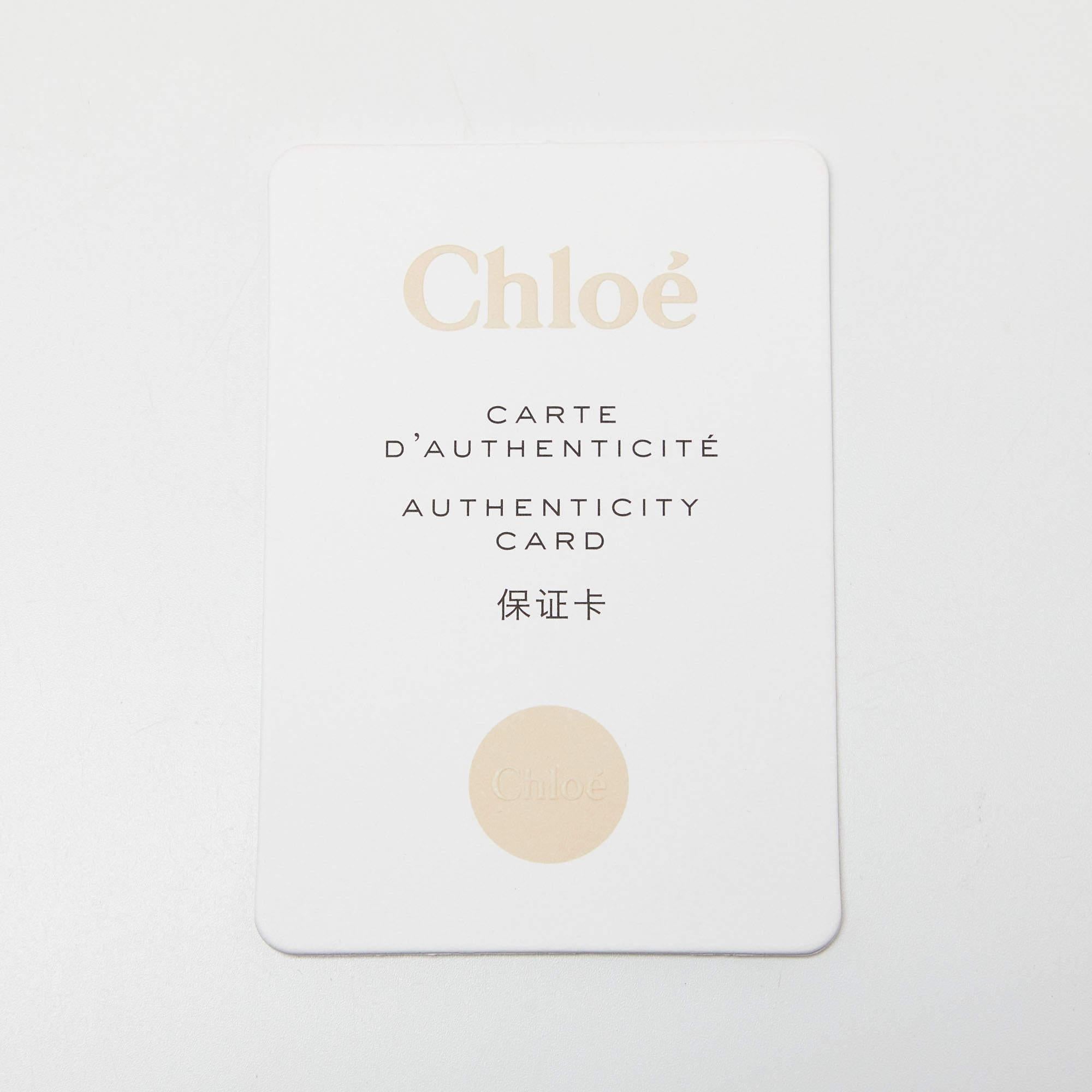 Chloe Beige Patent Leather Small Nile Bracelet Crossbody Bag 4