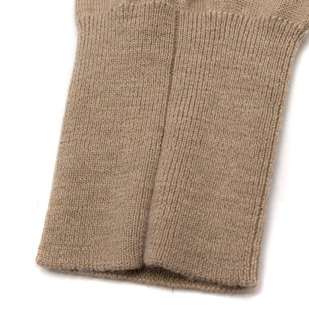 Women's Chloe beige waist tie sleeveless knit top Size L For Sale
