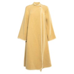 Chloe Beige Wool Wide Sleeve Coat 