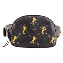 Chloe Belt Bag Studded Embroidered Leather Small