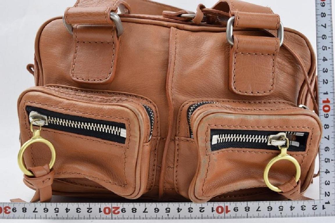 Women's Chloé Betty 865632 Brown Leather Shoulder Bag