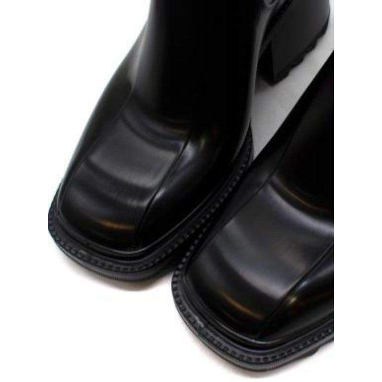 Chloe Betty shearlingtrimmed rubber ankle boots For Sale at 1stDibs