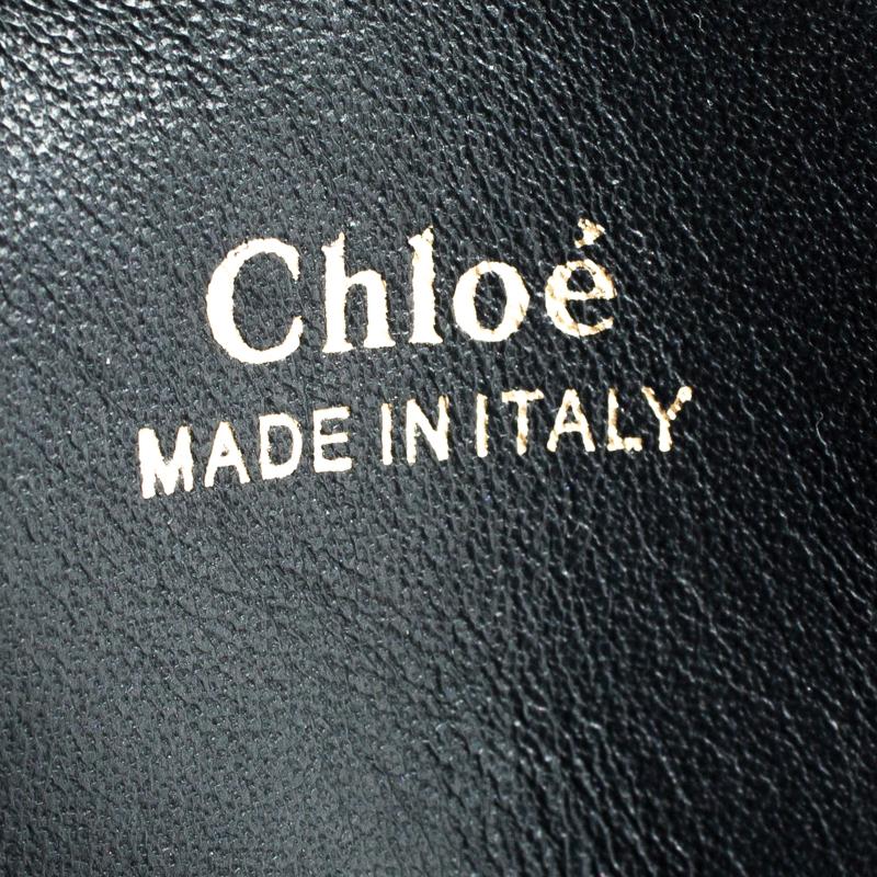 Women's Chloe Black/Beige Leather Medium Baylee Tote