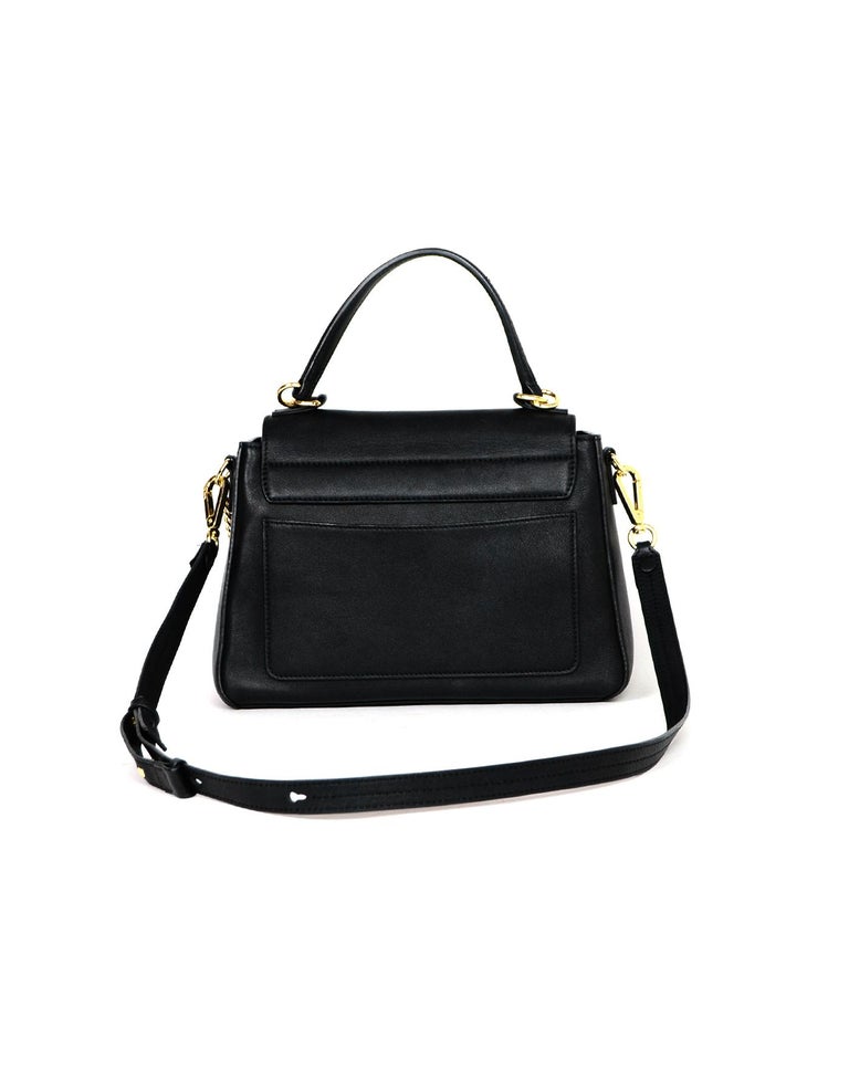 Chloe Black Calfskin Small Faye Day Shoulder Bag rt $1,850 For Sale at ...