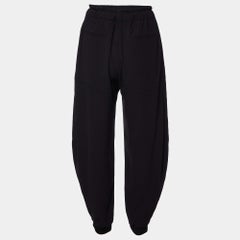 Chloe Black Crepe Joggers L