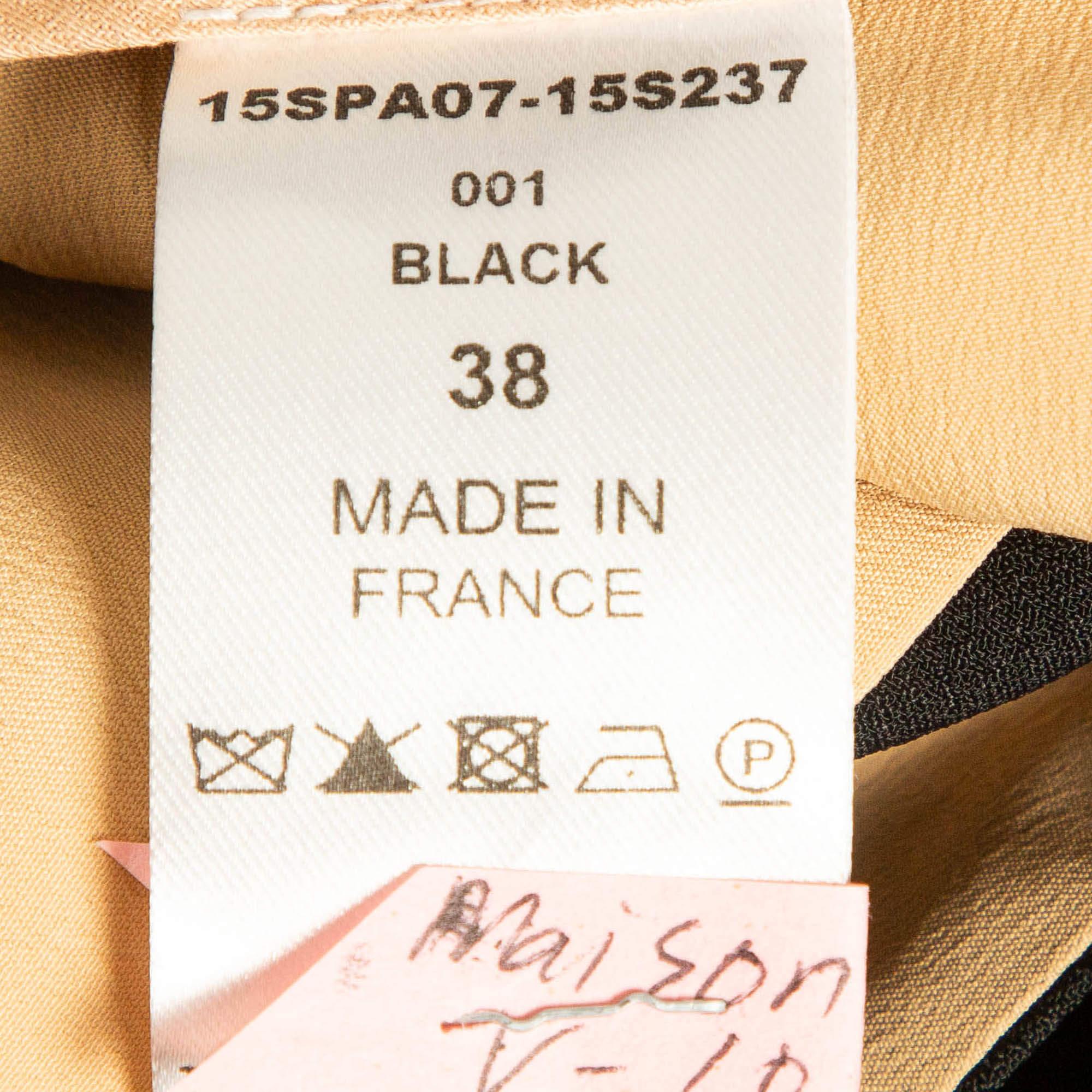 Chloé Black Crepe Trousers M For Sale 1