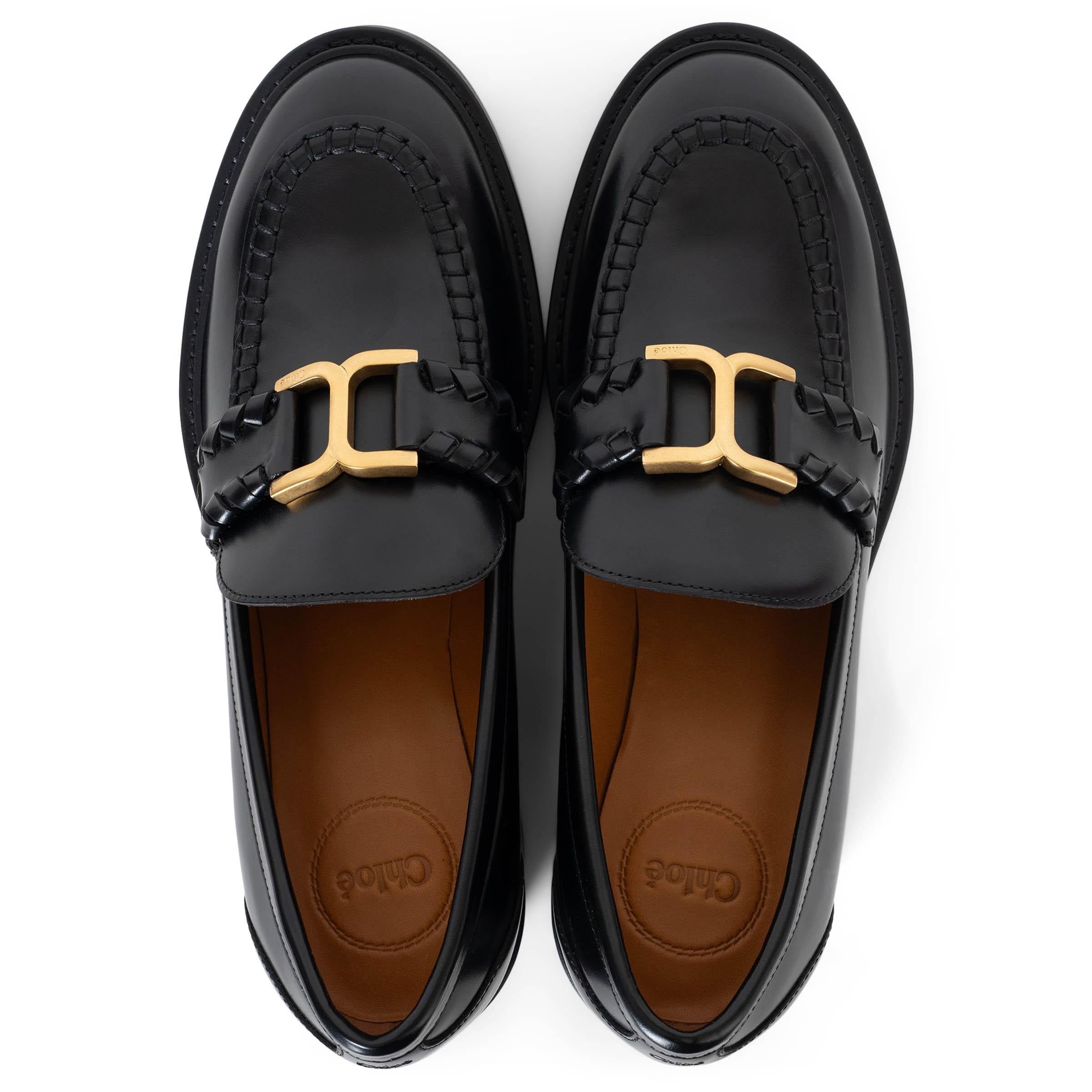 CHLOE Schwarze MARCIE LOAFER Pumps aus Leder 2024 MARCIE LOAFER Schuhe 38 2